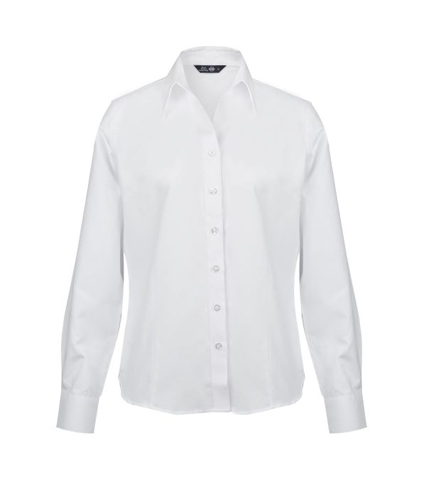 Blusa Oxford Classic Manga Larga Mujer