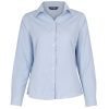 Blusa Oxford Light Manga Larga Mujer