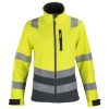 Chaqueta Softshell Hi-Vis Clase 2 Manga Larga Mujer