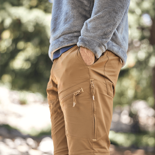 163143-1600-auto Pantalón Ripstop Desmontable Hombre