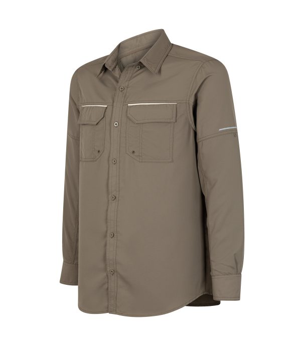 Camisa Ripstop Jubae Manga Larga Hombre