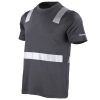 polera-hibrida-creflectiva-mcorta (2) Polera Hibrida con Cinta Reflectiva Manga Corta Hombre