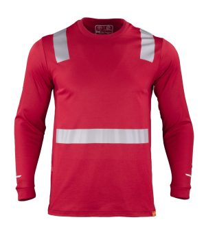 polera-hibrida-creflectiva-mlarga-60-alg-40 (12) Polera Hibrida con Cinta Reflectiva Manga Larga Hombre