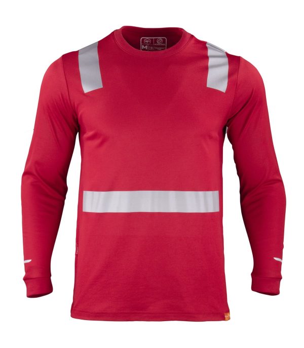 polera-hibrida-creflectiva-mlarga-60-alg-40 (12) Polera Hibrida con Cinta Reflectiva Manga Larga Hombre