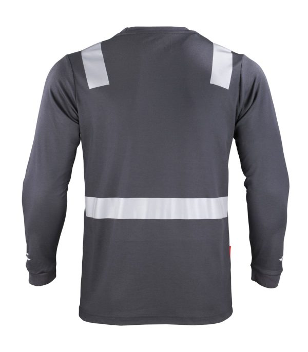 polera-hibrida-creflectiva-mlarga-60-alg-40 (3) Polera Hibrida con Cinta Reflectiva Manga Larga Hombre