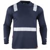 polera-hibrida-creflectiva-mlarga-60-alg-40 (4) Polera Hibrida con Cinta Reflectiva Manga Larga Hombre