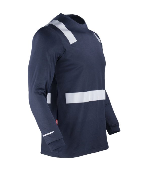 polera-hibrida-creflectiva-mlarga-60-alg-40 (5) Polera Hibrida con Cinta Reflectiva Manga Larga Hombre