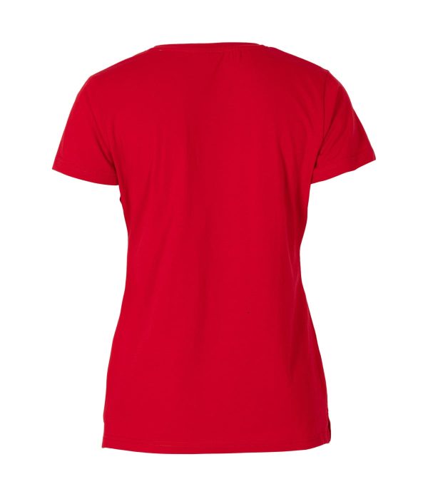 Polera 95% Algodón Manga Corta Mujer