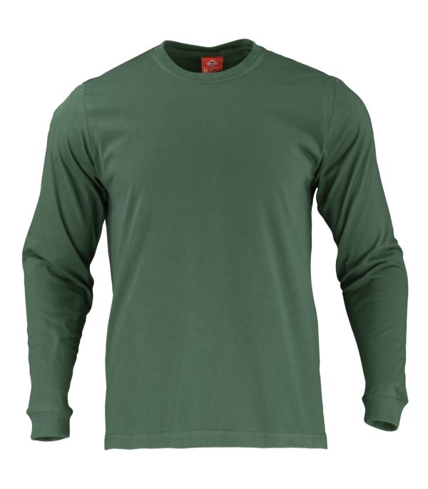 Polera 100% Algodón Manga Larga Hombre