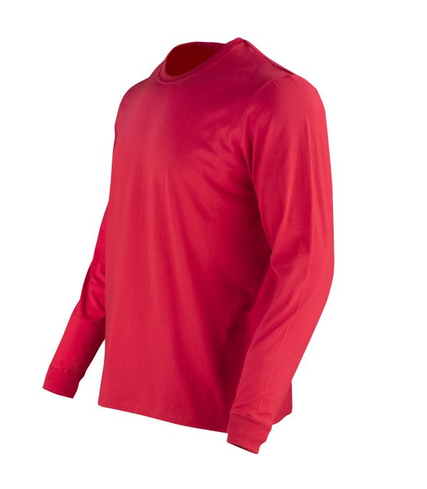 Polera 100% Algodón Manga Larga Hombre