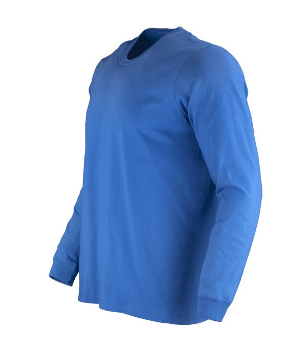 Polera 100% Algodón Manga Larga Hombre