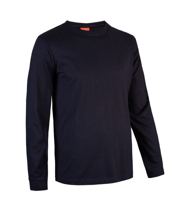 Polera 100% Algodón Manga Larga Hombre