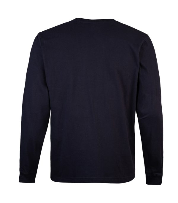 Polera 100% Algodón Manga Larga Hombre