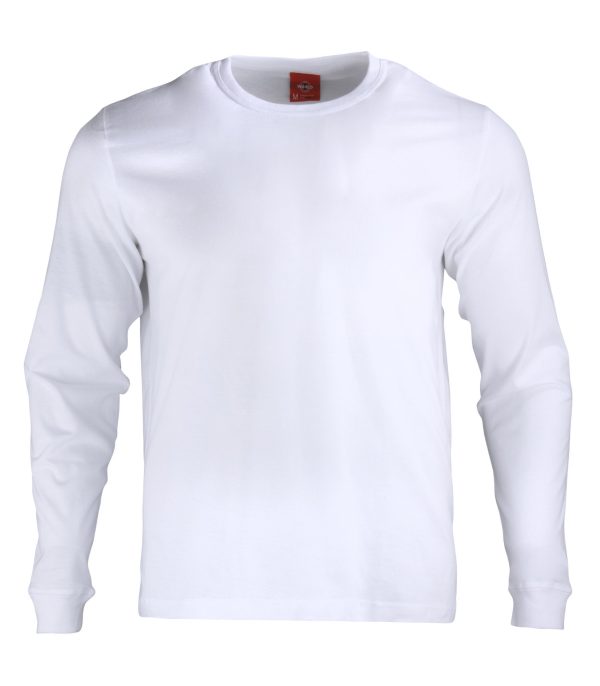 Polera 100% Algodón Manga Larga Hombre