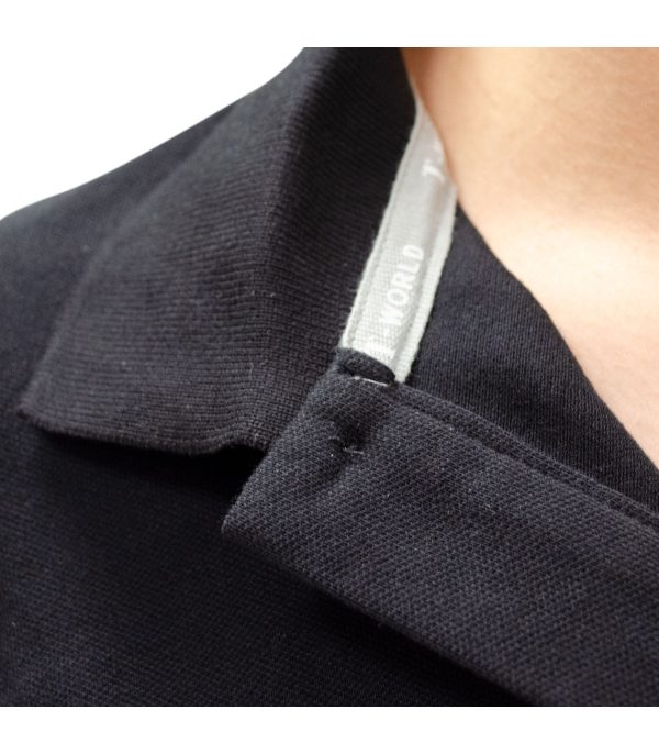 Polera Polo Confort Spandex Manga Larga Hombre