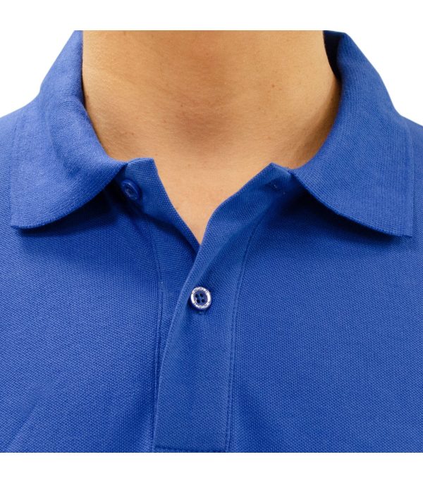 Polera Polo Confort Spandex Manga Larga Hombre