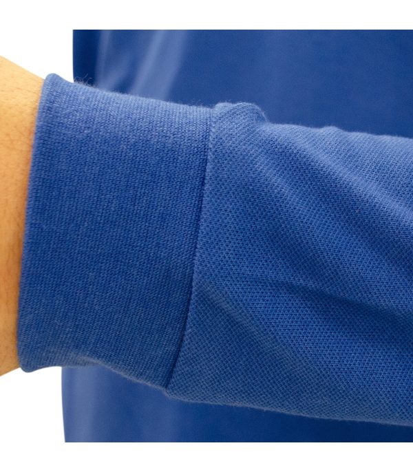 Polera Polo Confort Spandex Manga Larga Hombre