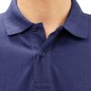 Polera Polo Confort Spandex Manga Larga Hombre