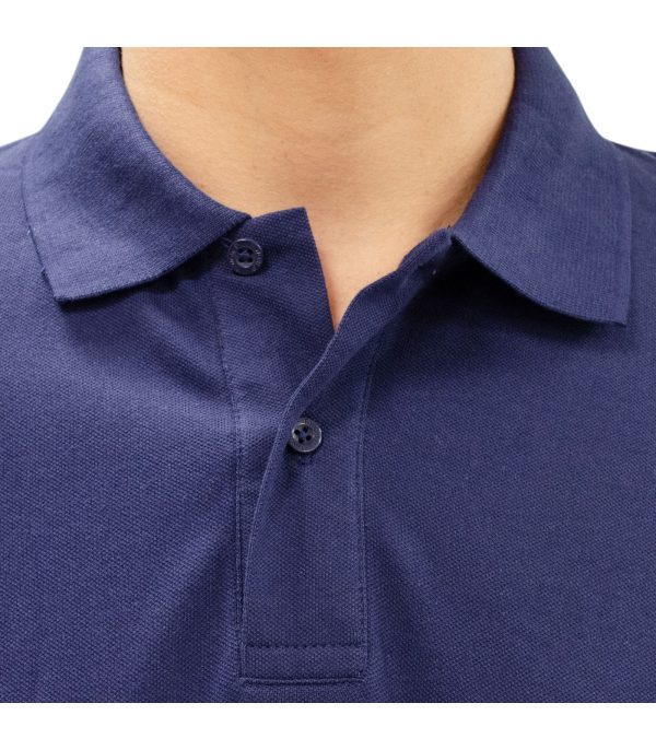Polera Polo Confort Spandex Manga Larga Hombre