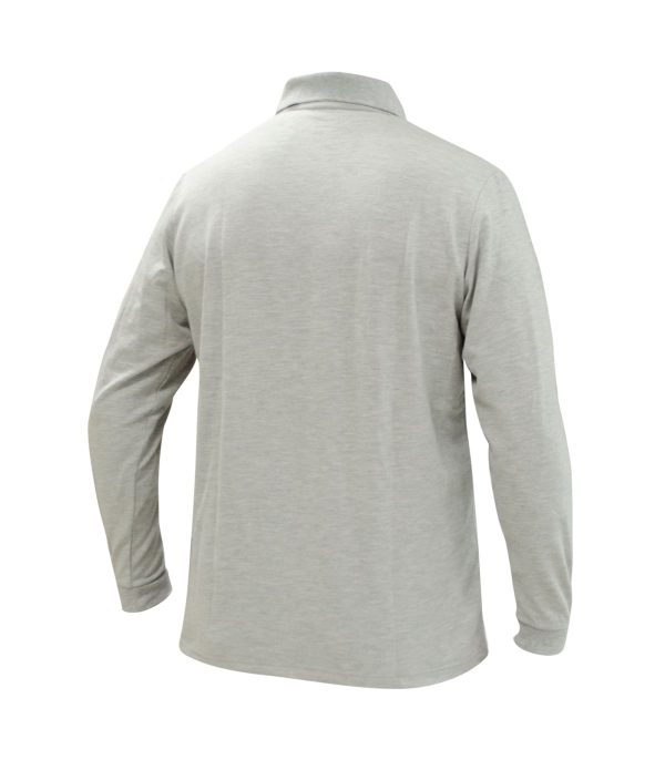 Polera Polo Confort Spandex Manga Larga Hombre