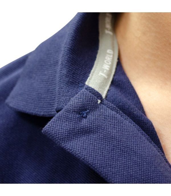 Polera Polo Confort Spandex Manga Larga Hombre