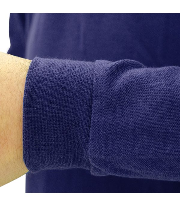 Polera Polo Confort Spandex Manga Larga Hombre