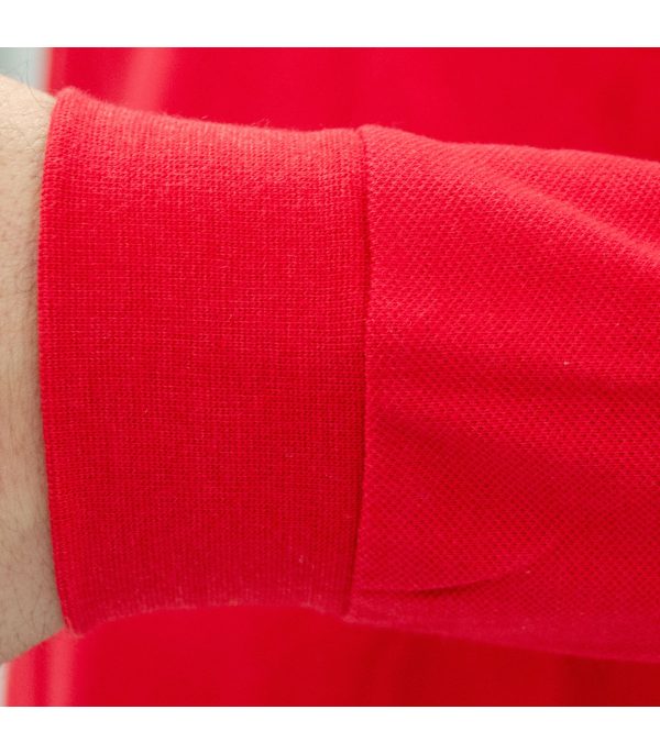 Polera Polo Confort Spandex Manga Larga Hombre