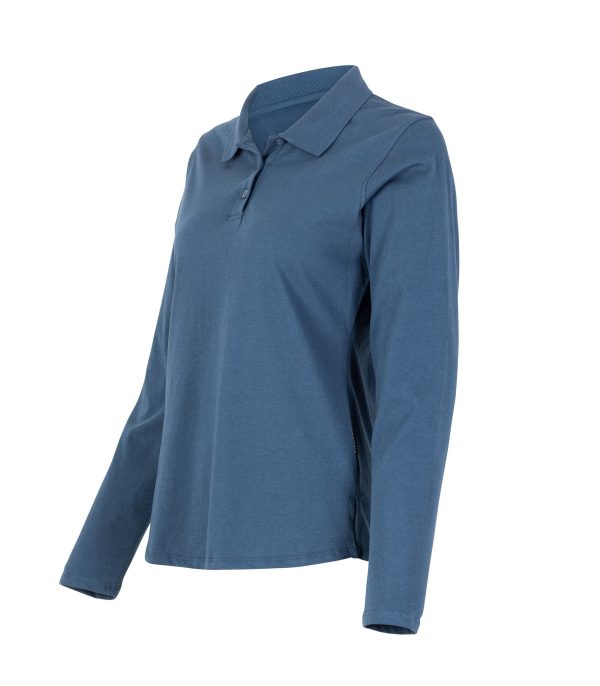 polera-polo-dryfresh-smooth-ml-mujer-cert (22) Polera Polo DryFresh Smooth® 60% Algodón Manga Larga Mujer
