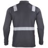 Polera Polo Hibrida con Cinta Reflectiva Manga Larga Hombre