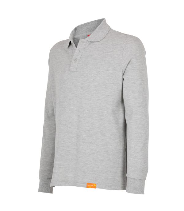 Polera Polo 60% Algodón Manga Larga Hombre