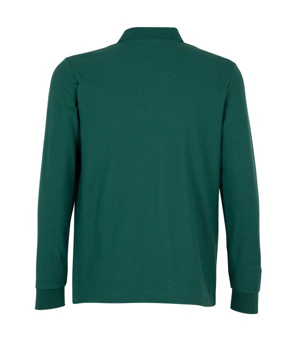 Polera Polo 60% Algodón Manga Larga Hombre