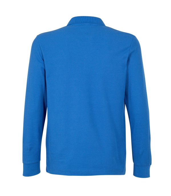 Polera Polo 60% Algodón Manga Larga Hombre