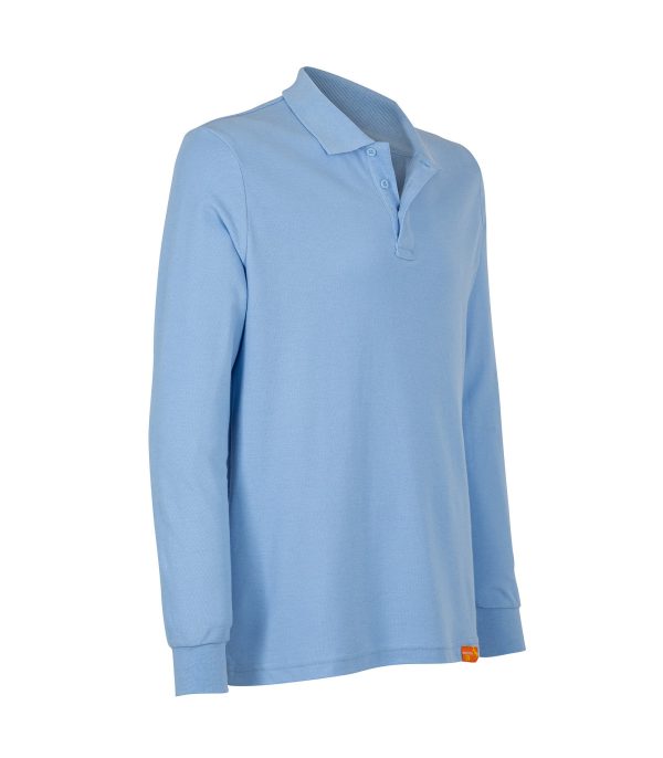 Polera Polo 60% Algodón Manga Larga Hombre