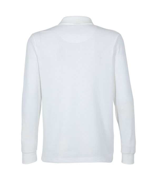 Polera Polo 60% Algodón Manga Larga Hombre