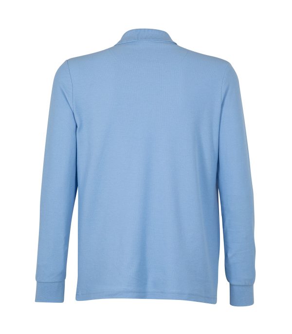 Polera Polo 60% Algodón Manga Larga Hombre