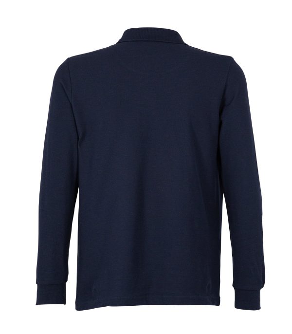 Polera Polo 60% Algodón Manga Larga Hombre