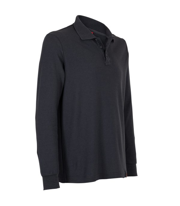 Polera Polo 60% Algodón Manga Larga Hombre