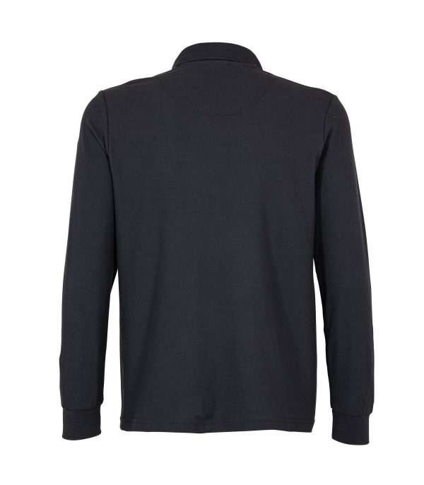 Polera Polo 60% Algodón Manga Larga Hombre