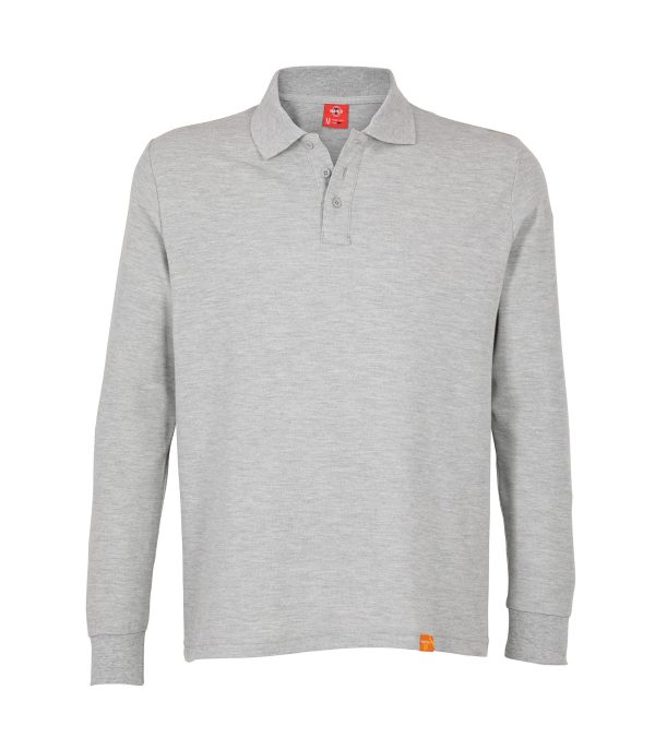 Polera Polo 60% Algodón Manga Larga Hombre