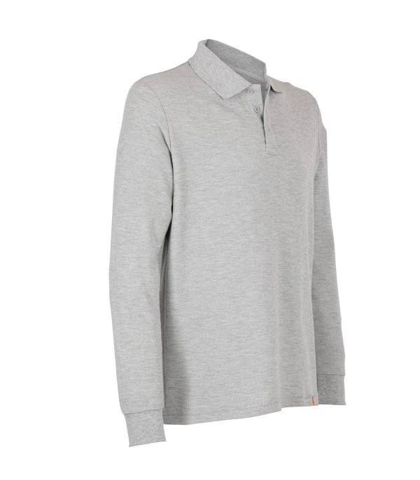 Polera Polo 60% Algodón Manga Larga Hombre