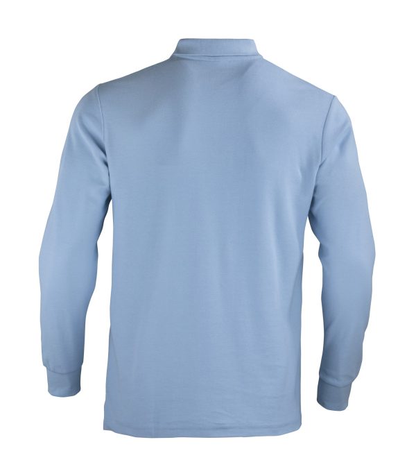 Polera Polo 80% Algodón Manga Larga Hombre