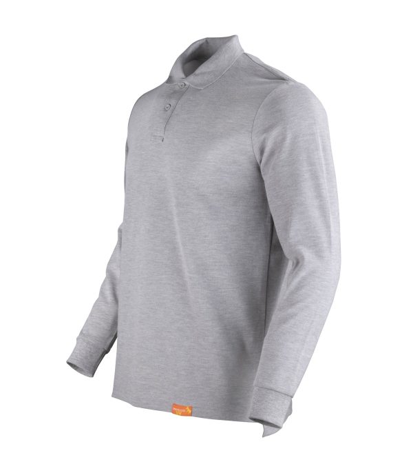 Polera Polo 80% Algodón Manga Larga Hombre