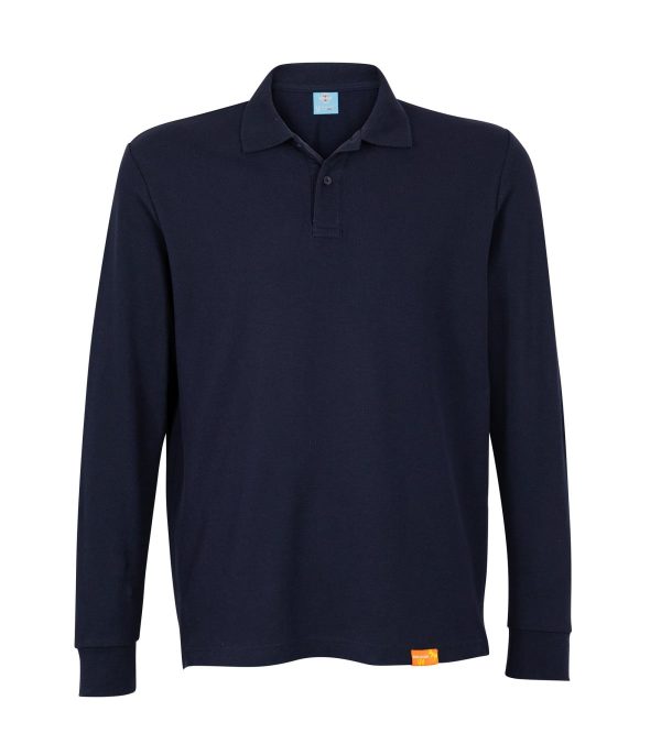 Polera Polo 80% Algodón Manga Larga Hombre