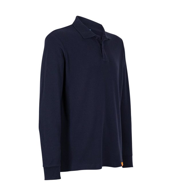 Polera Polo 80% Algodón Manga Larga Hombre