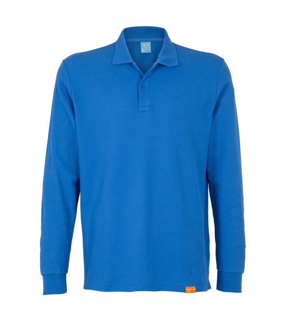 Polera Polo 80% Algodón Manga Larga Hombre