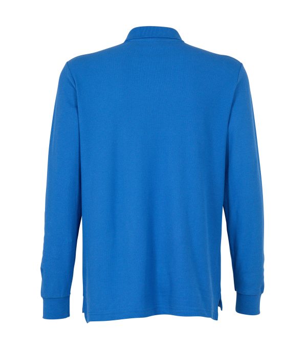 Polera Polo 80% Algodón Manga Larga Hombre