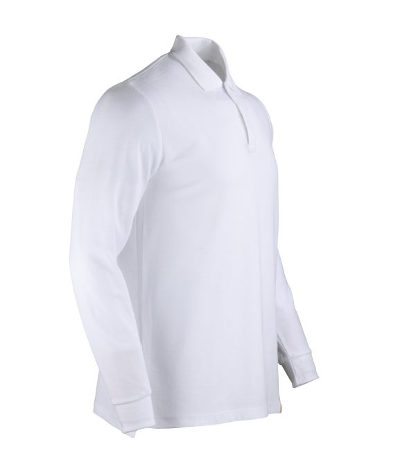 Polera Polo 80% Algodón Manga Larga Hombre