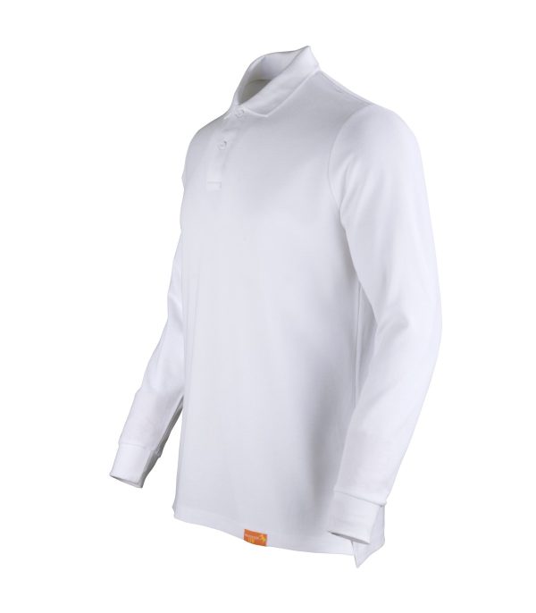 Polera Polo 80% Algodón Manga Larga Hombre