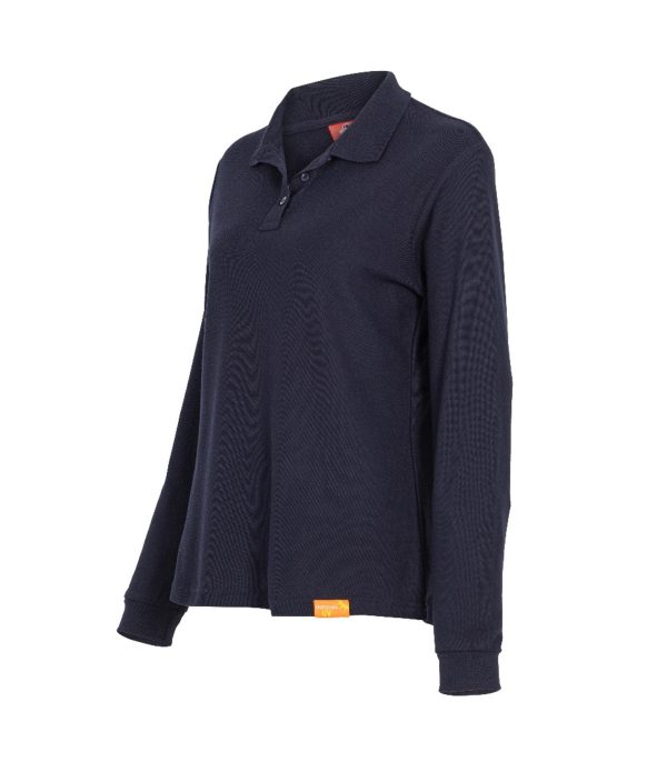 polera-polo-ml-mujer-60-alg-40-poly (14) Polera Polo 60% Algodón Manga Larga Mujer