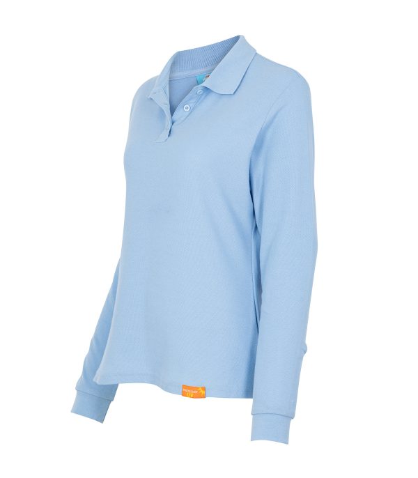 polera-polo-ml-mujer-80-alg-20-poly (18) Polera Polo 80% Algodón Manga Larga Mujer